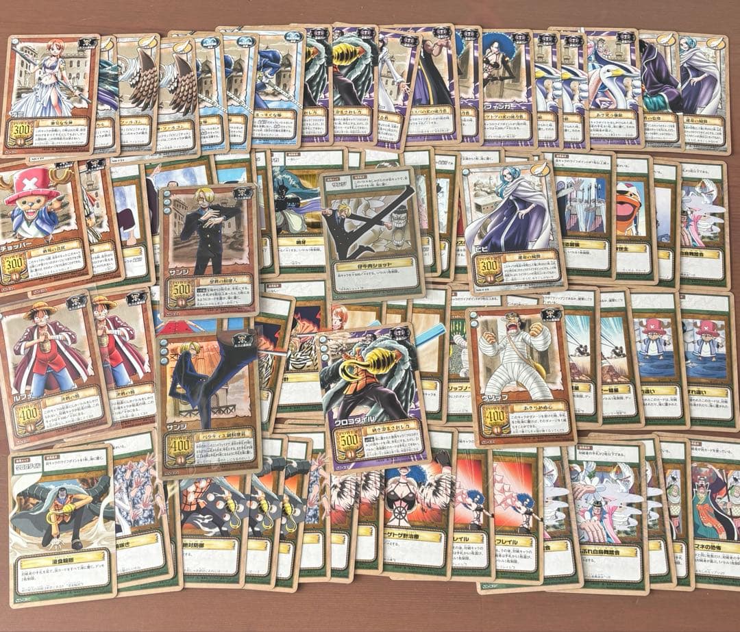 絶版•希少】カードダス 旧ワンピース ハイパーバトル　400枚以上まとめ売り