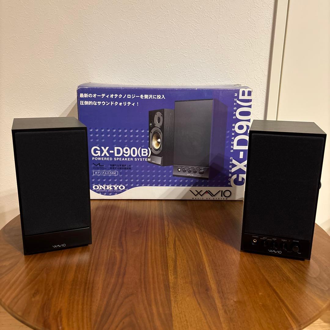 ONKYO GX-D90(B) パワードスピーカー WAVIO 2個セット