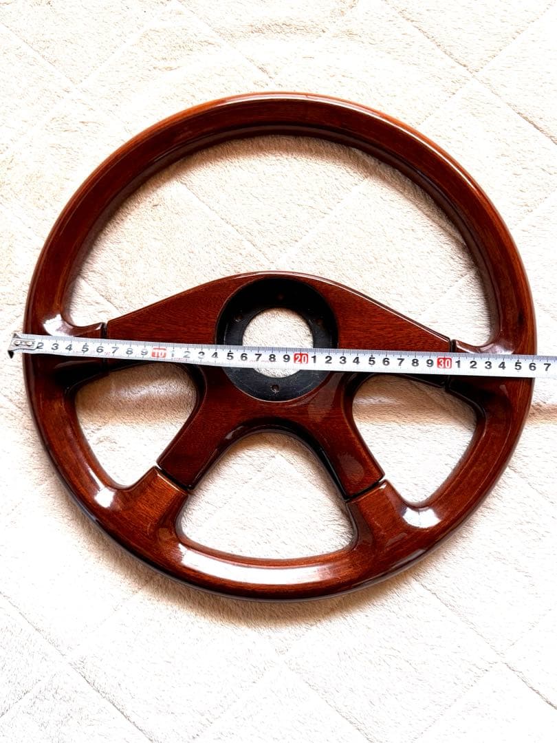 ウッドステアリング 約37.5cm 4スポーク