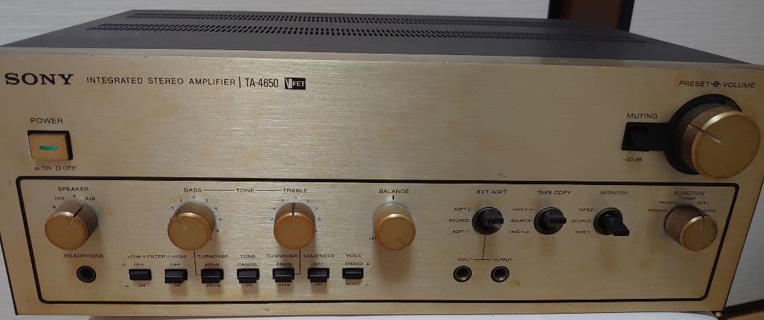 SONY TA-4650 インテグレーテッドステレオアンプ 本体
