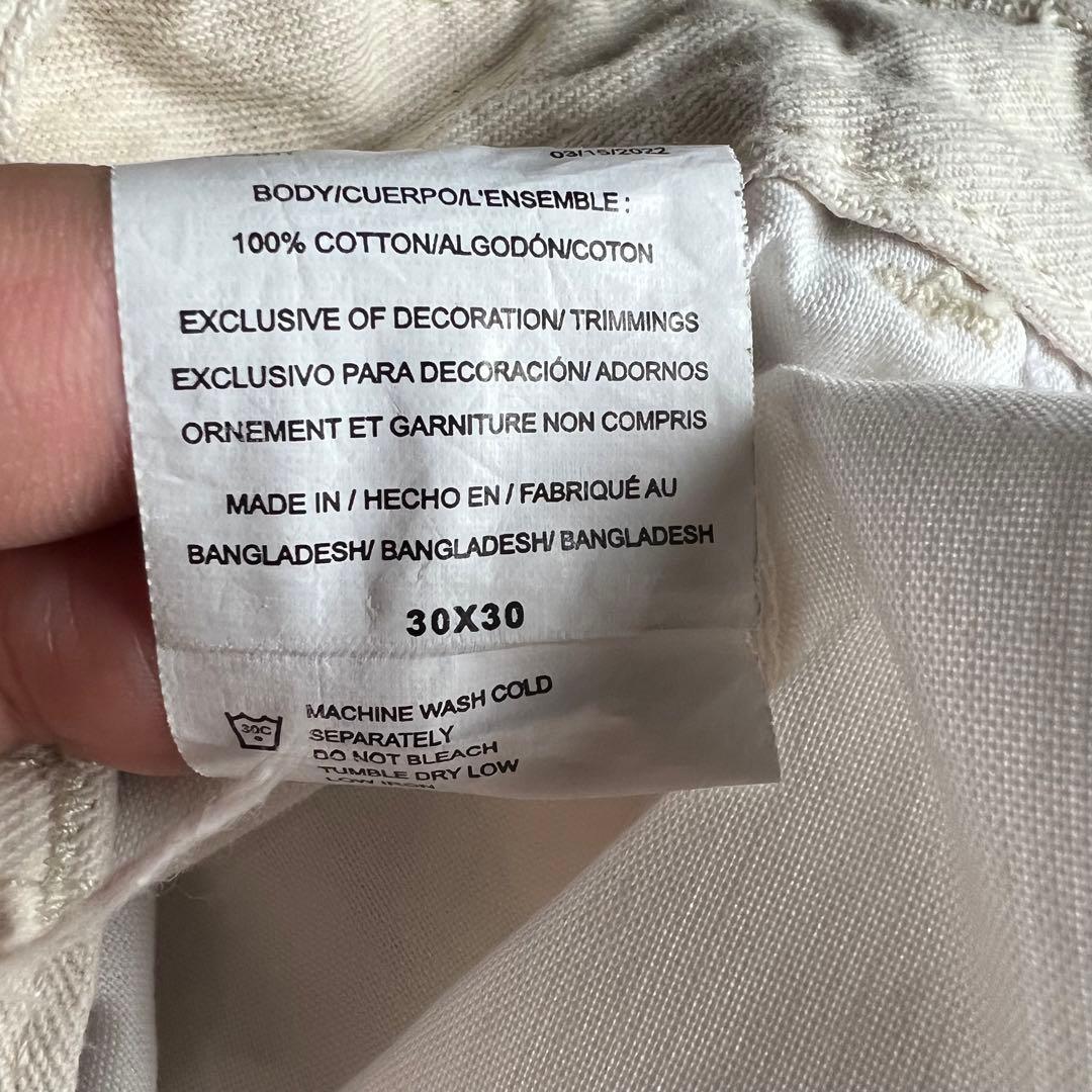 DICKIES ペンキ グランジ ホワイト ペインターパンツ W30