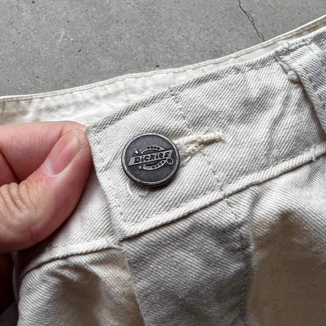DICKIES ペンキ グランジ ホワイト ペインターパンツ W30