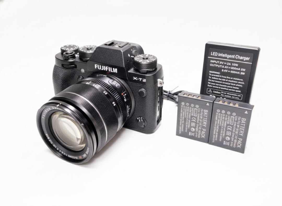 ​【動作確認済】FUJIFILM X-T2 ズームレンズキット（18-55mm）