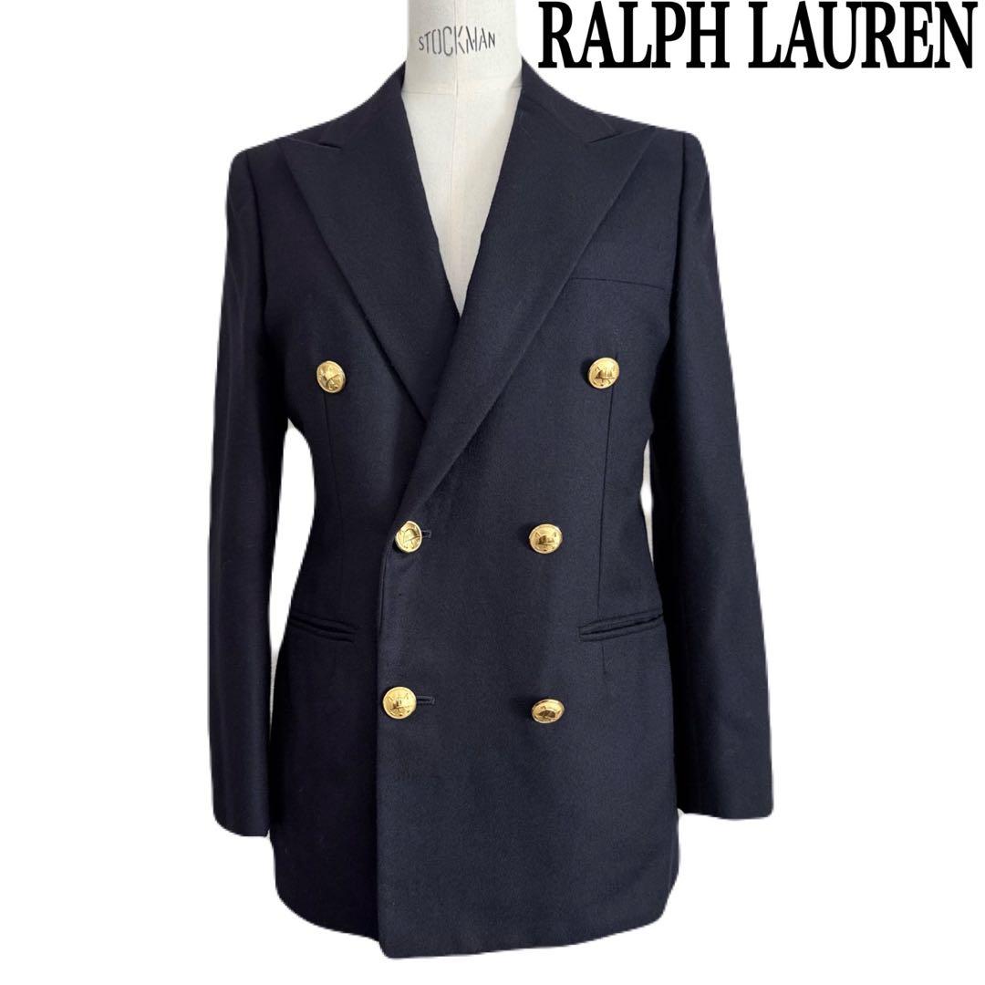 白クマちゃん　 美品 ラルフローレン 紺ブレ 金ボタン ブレザー