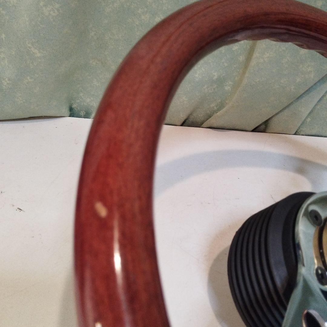 旧車　1部木製　木製ハンドル　 DINOS 直径36cm