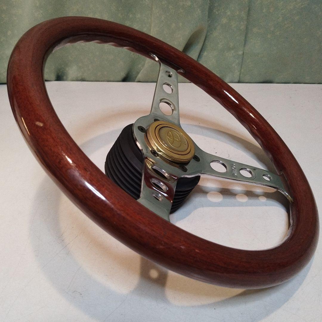 旧車　1部木製　木製ハンドル　 DINOS 直径36cm