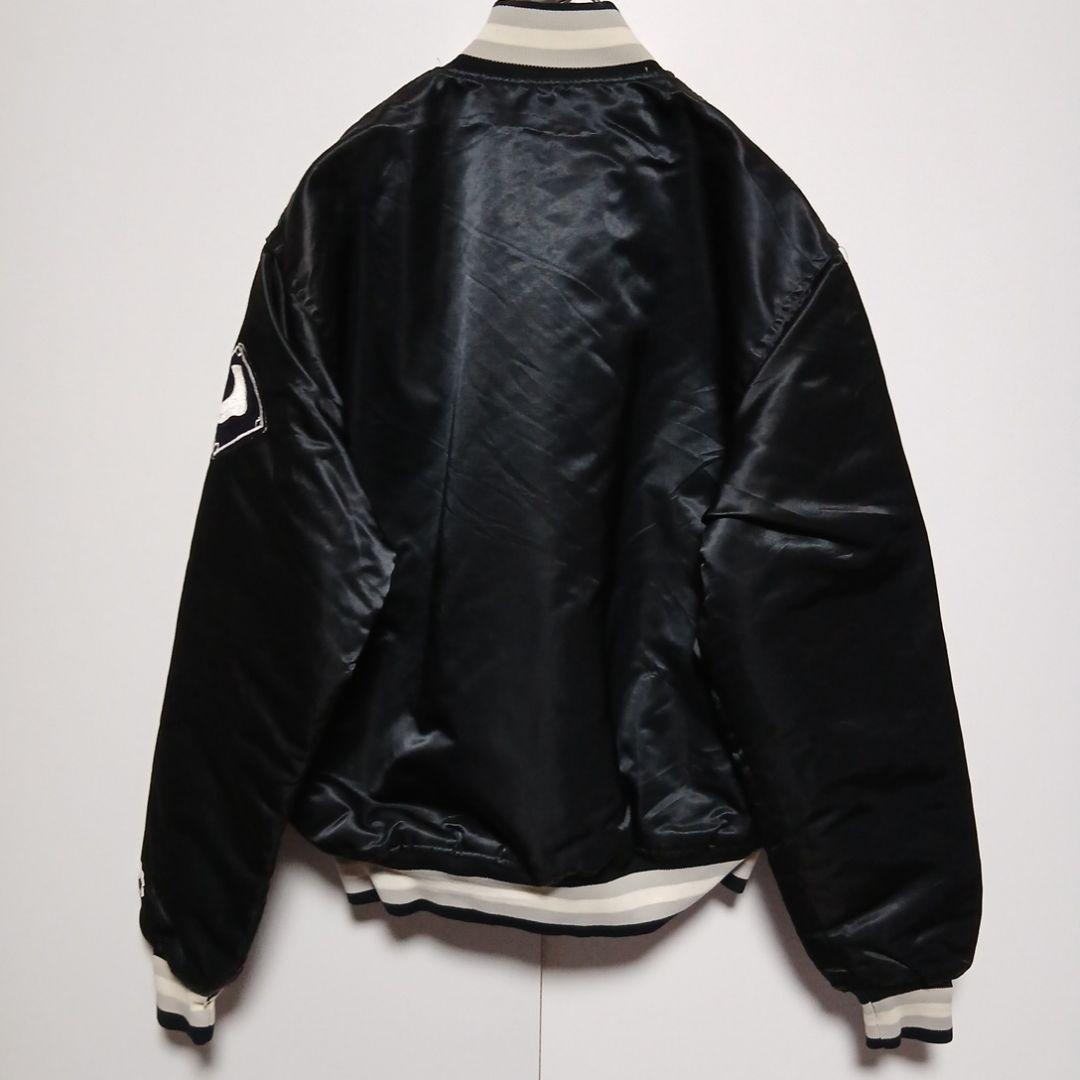 80s USA製 スターター　 スタジャン MLB 黒　ブラック LC391