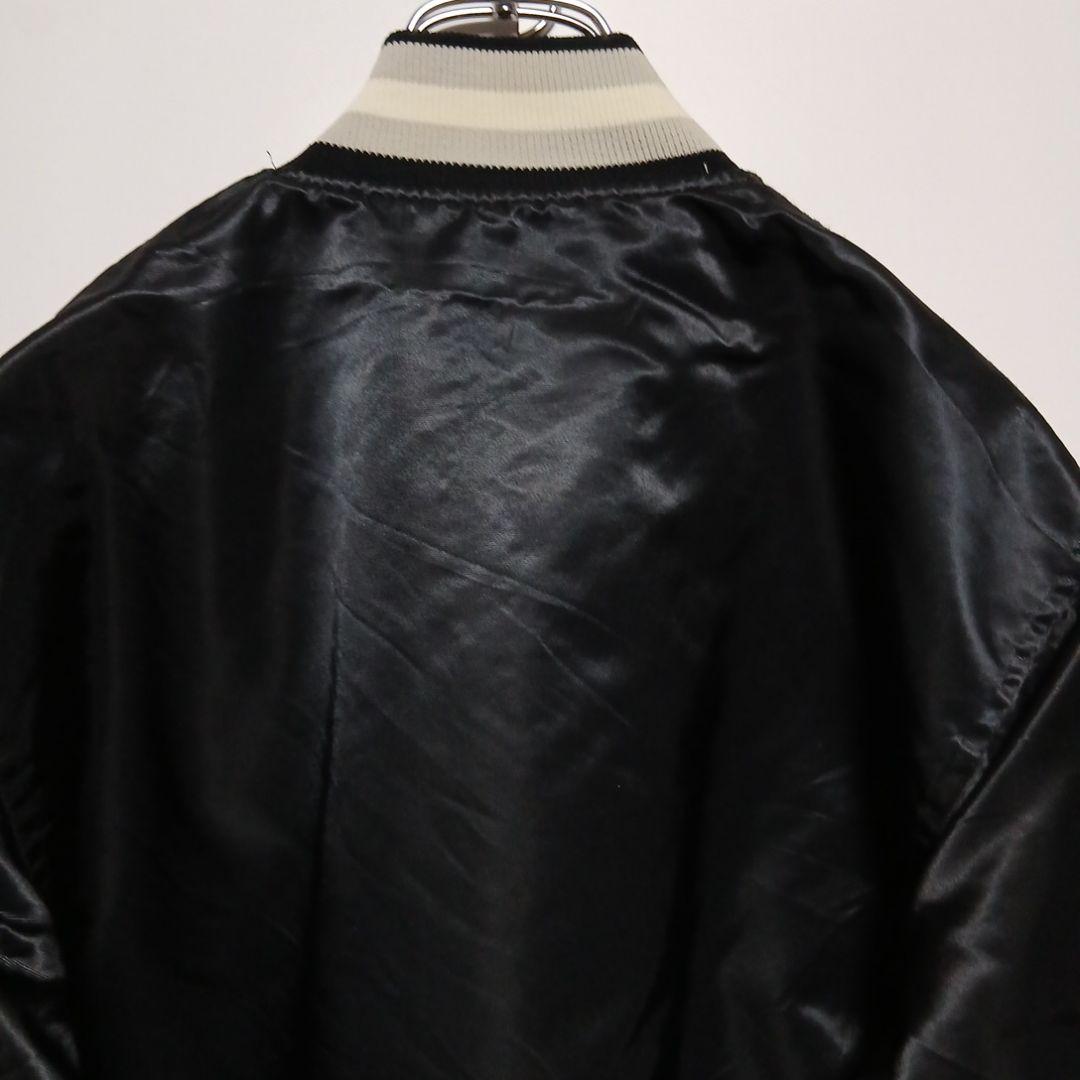 80s USA製 スターター　 スタジャン MLB 黒　ブラック LC391