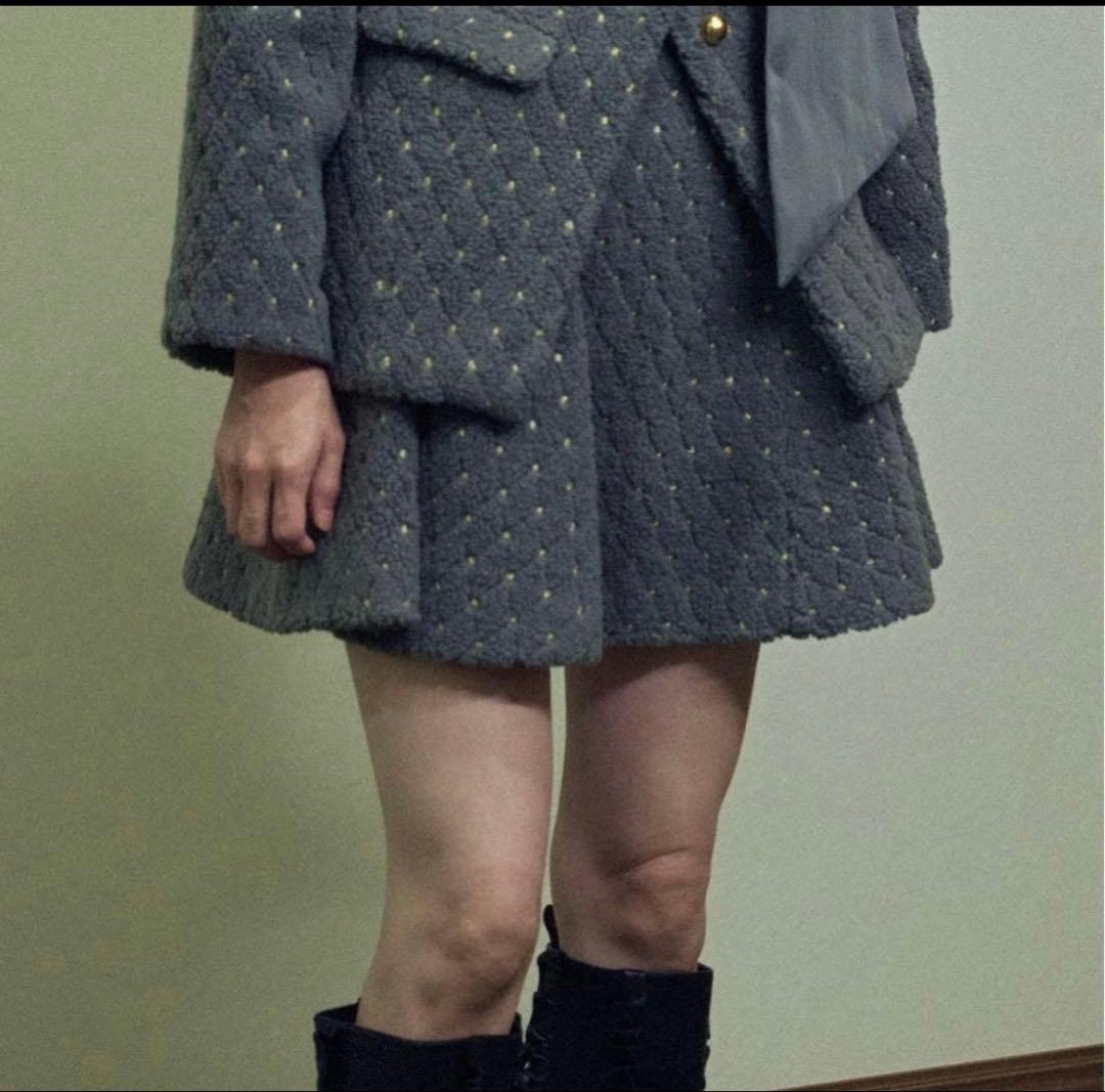 スカート Bibiy ODETTE BOA PLEATED SKIRT