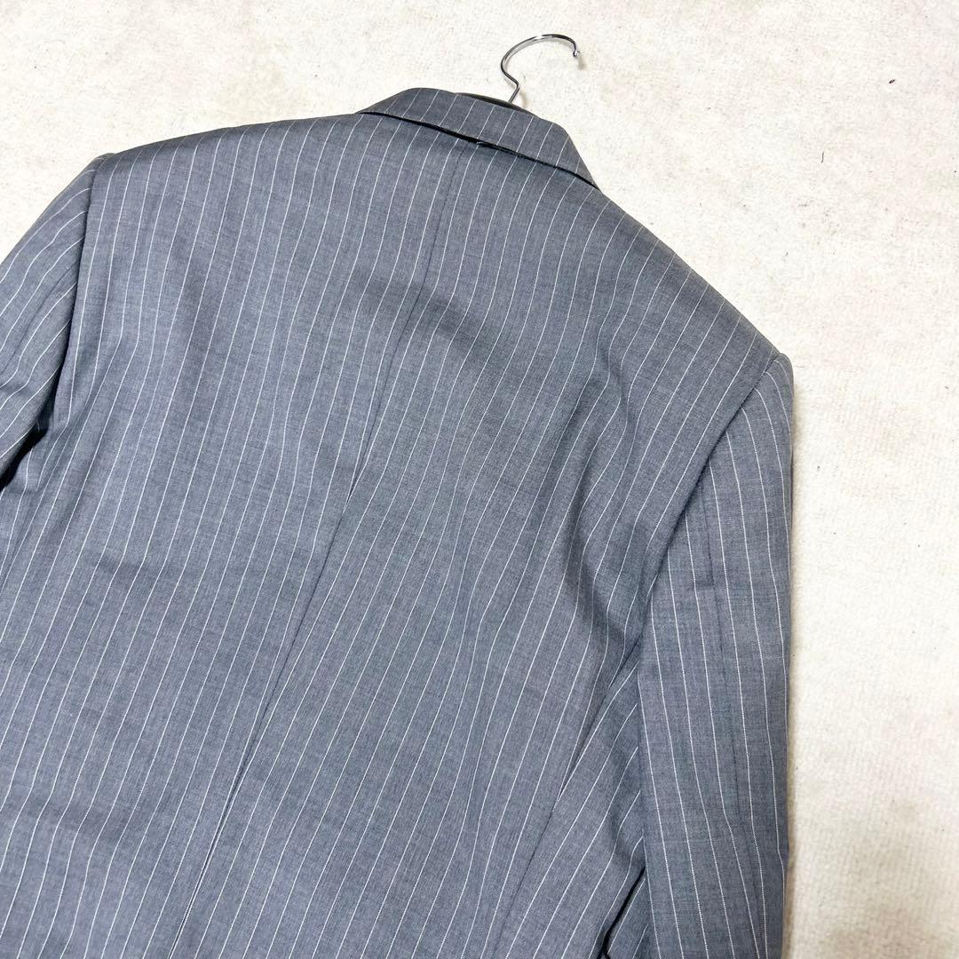 美品　ポールスミス　エルメネジルドゼニア　スーツセットアップ　グレー　ストライプ
