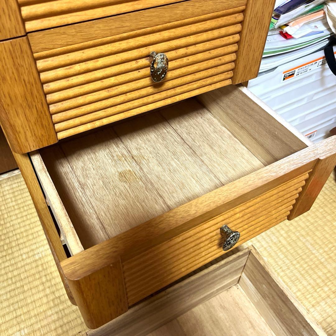 大塚家具　ドレッサー　アンティーク　ブラウン