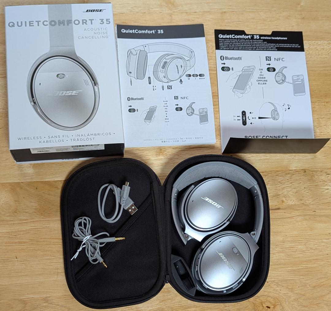 BOSE QuietComfort 35 ワイヤレスヘッドホン シルバー