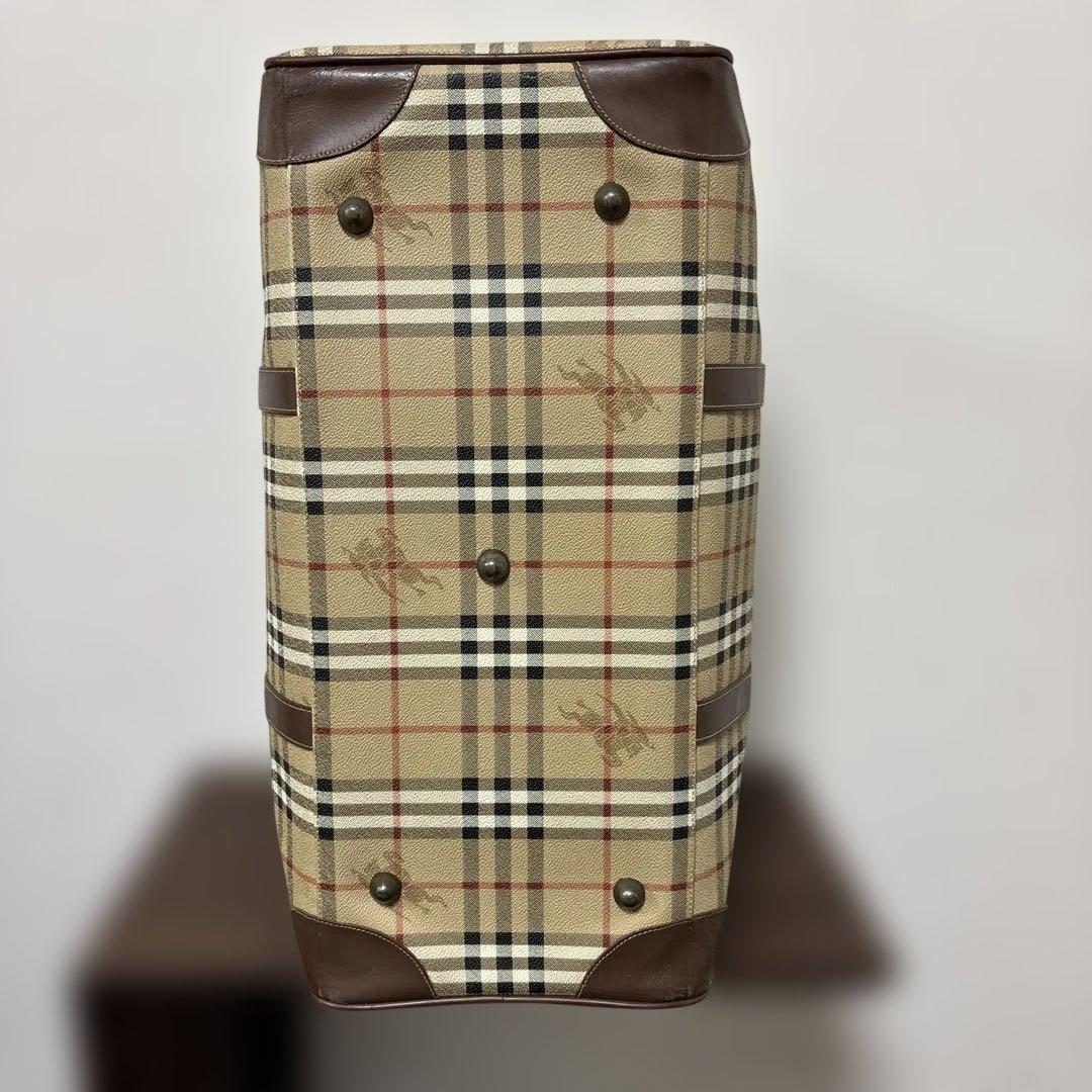 バーバリー　ボストンバッグ　ノバチェック