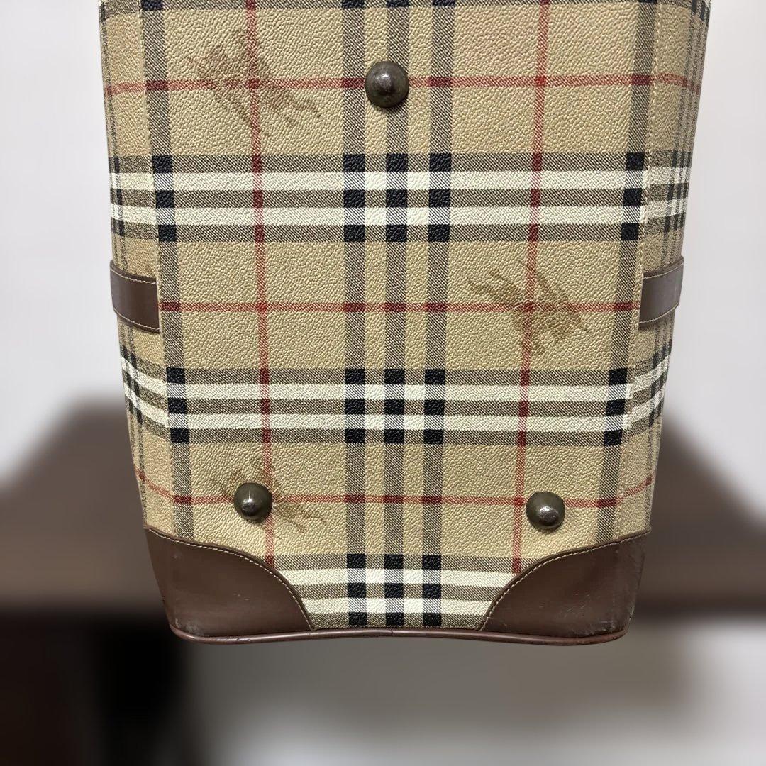 バーバリー　ボストンバッグ　ノバチェック
