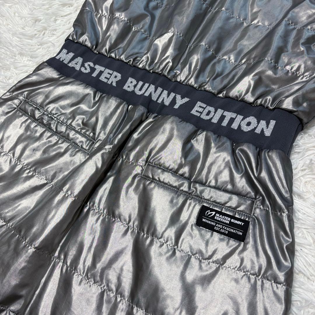 最新 マスターバニーエディション ダウン ワンピース シルバー ファー付き