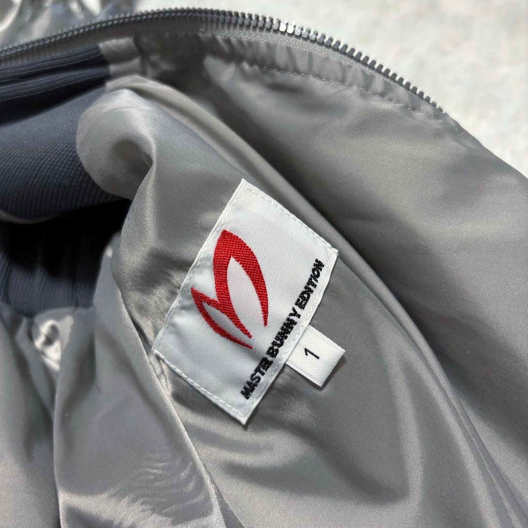 最新 マスターバニーエディション ダウン ワンピース シルバー ファー付き