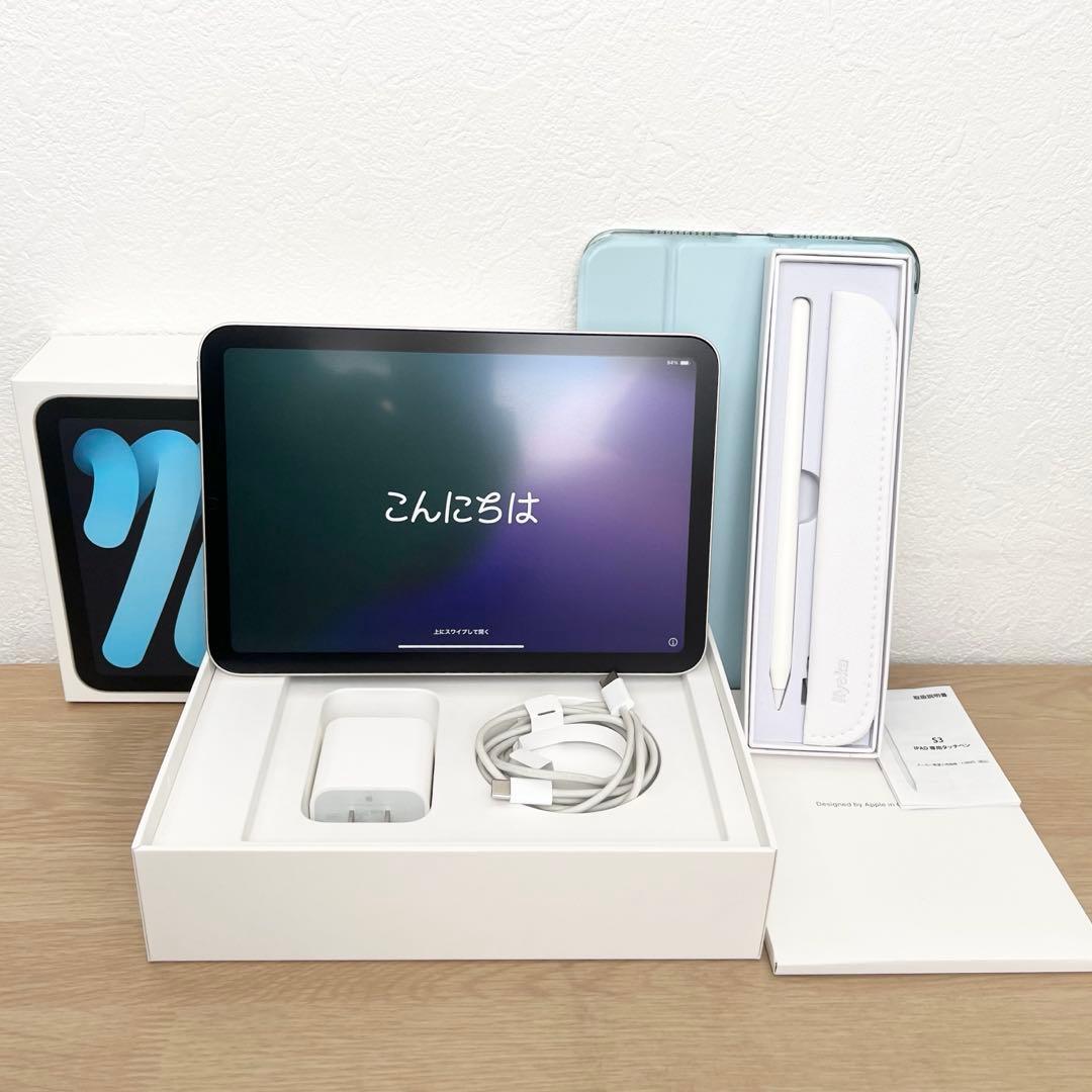 【美品 / バッテリー100%】iPad mini 6 64GB スターライト