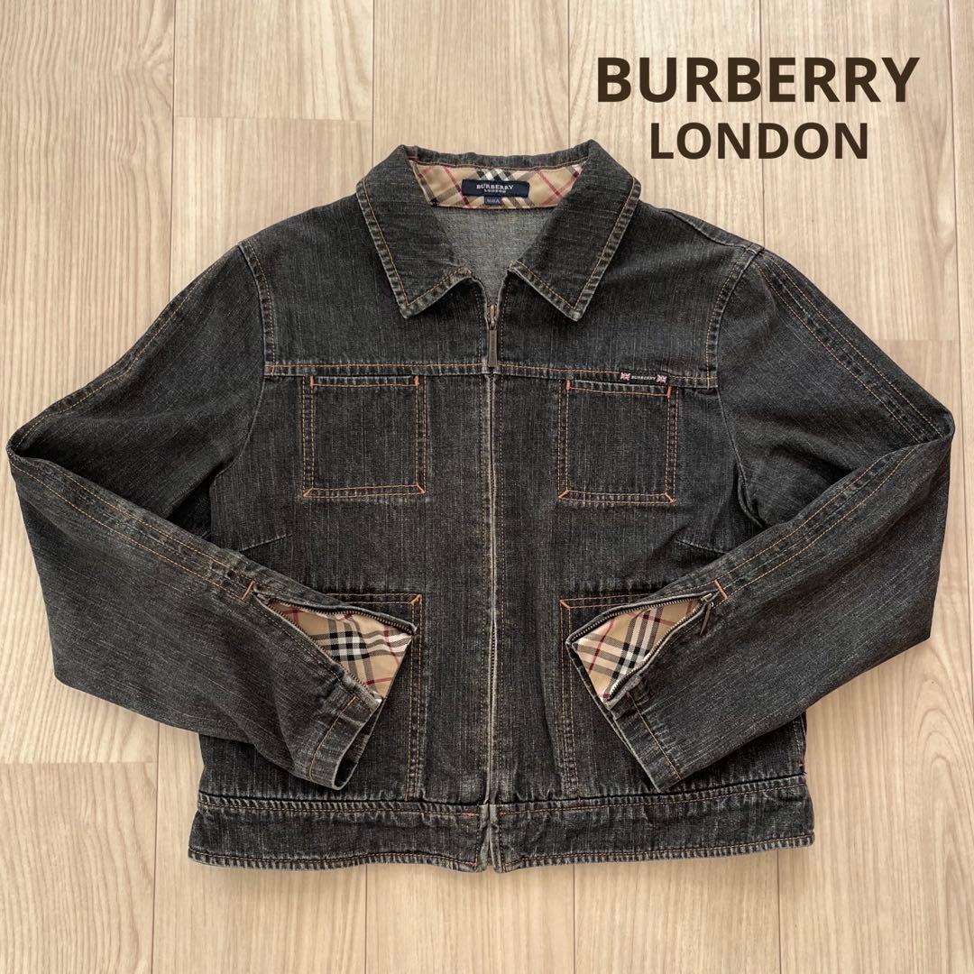 【レア】BURBERRY バーバリーロンドン デニムジャケット ノバチェック