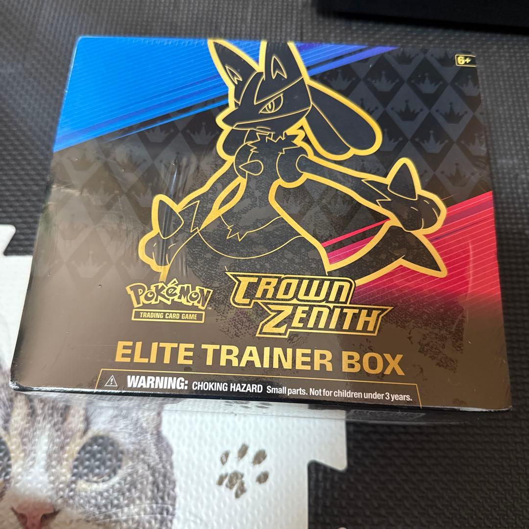 ポケカCrown Zenith Elite Trainer Box シュリンク有
