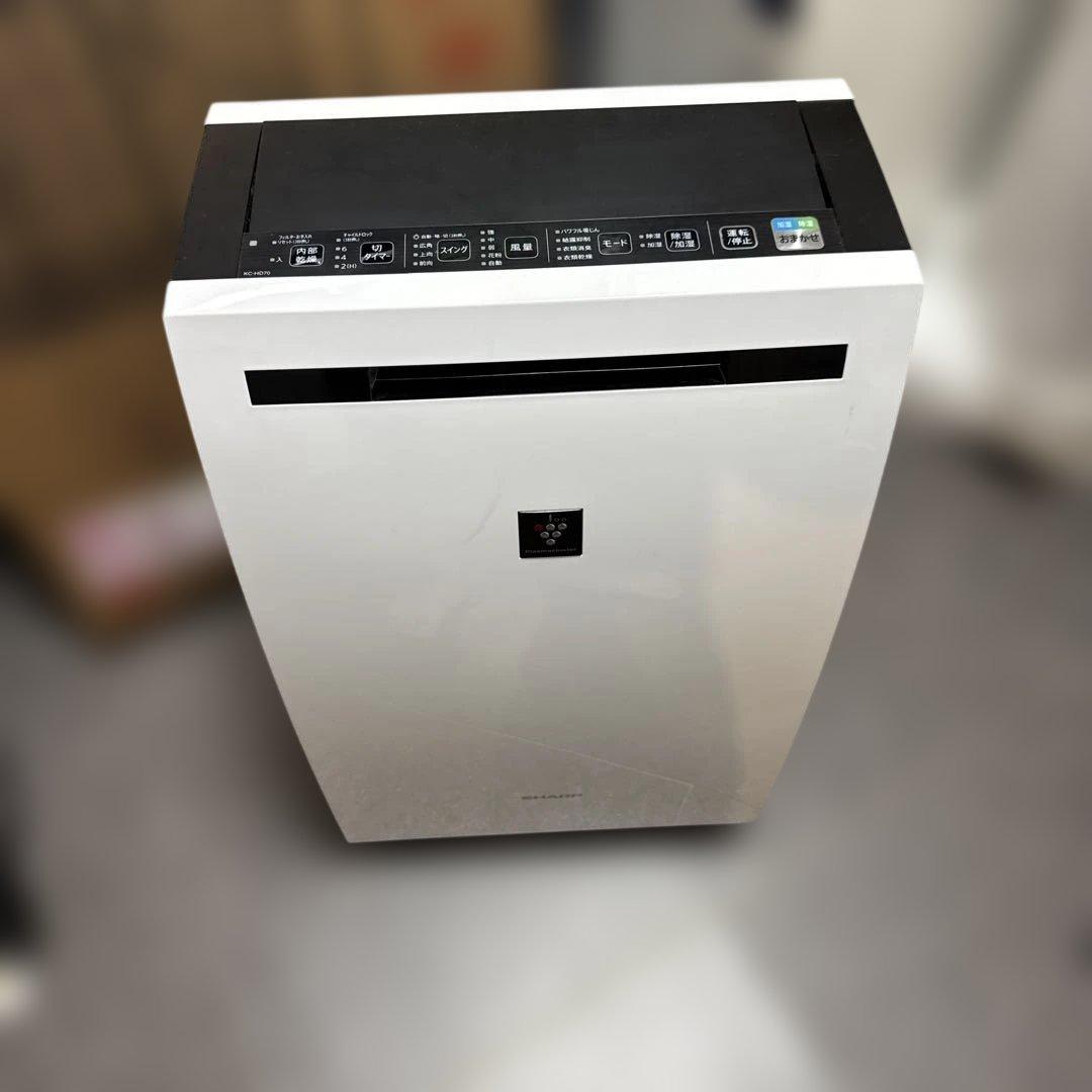 SHARP シャープ 除加湿空気清浄機 KC-HD70-W 2019年