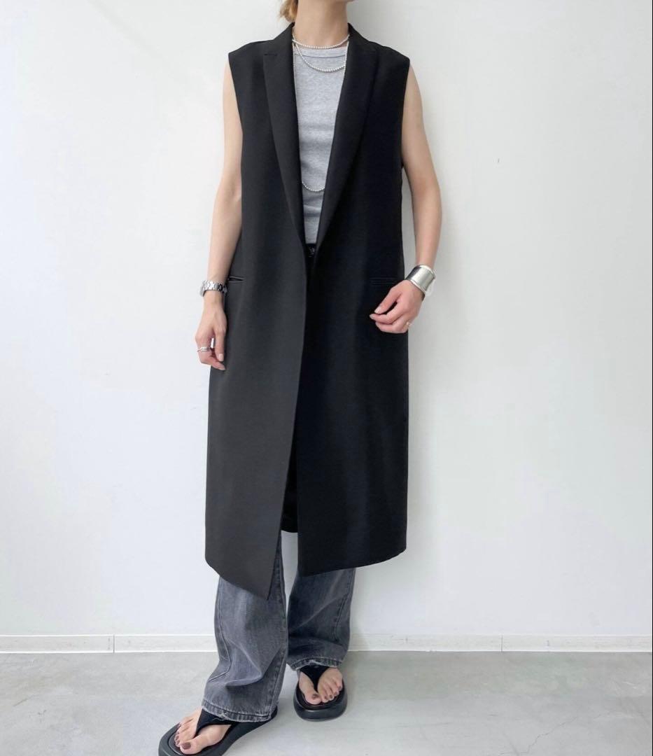 【HAVEL studio】ロングベスト ジレ