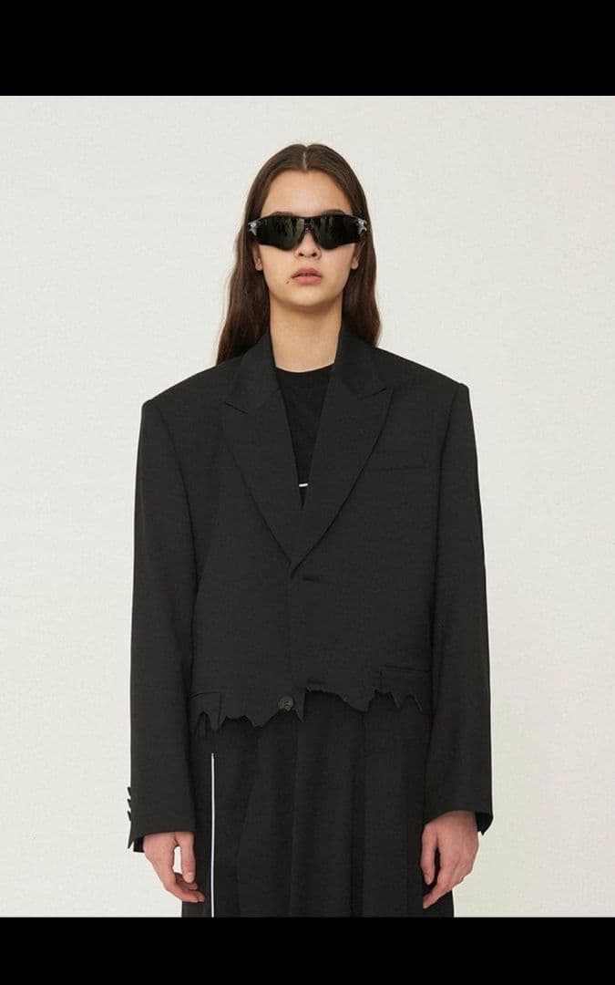 it　ADERERROR カットオフ クロップド テーラードジャケット