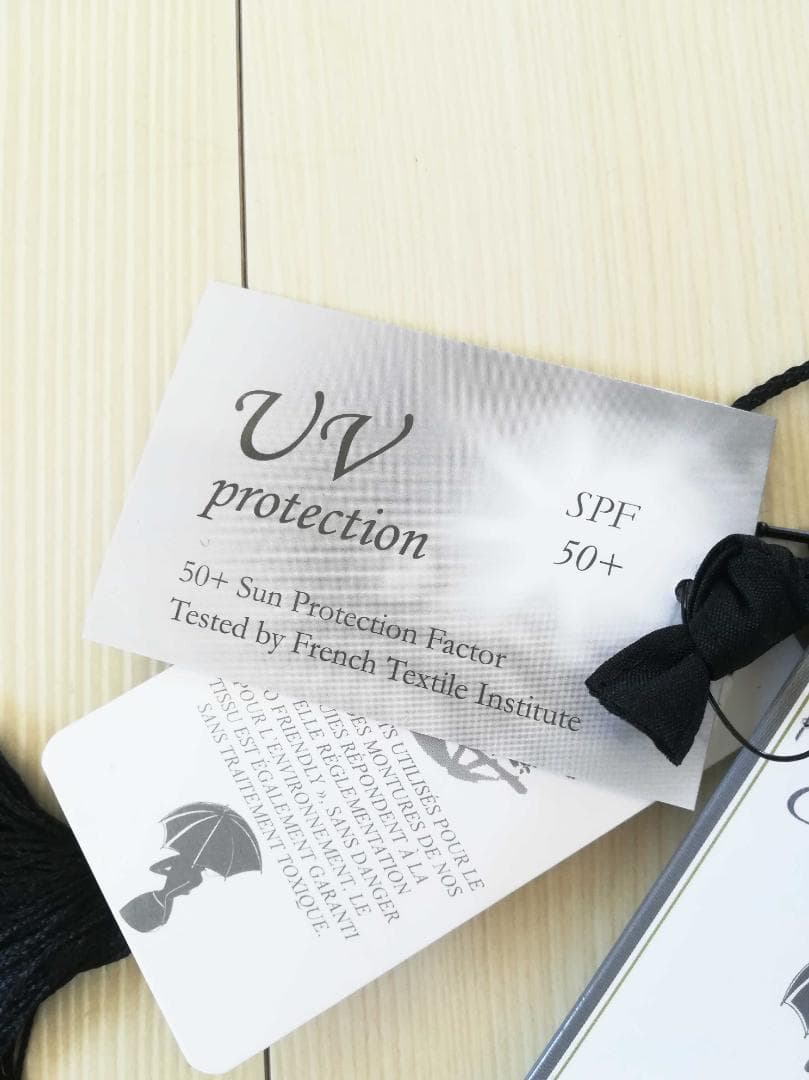 新価格Guy de jean 折畳み傘 雨/日傘兼用：グレーハウンド（プルーン）