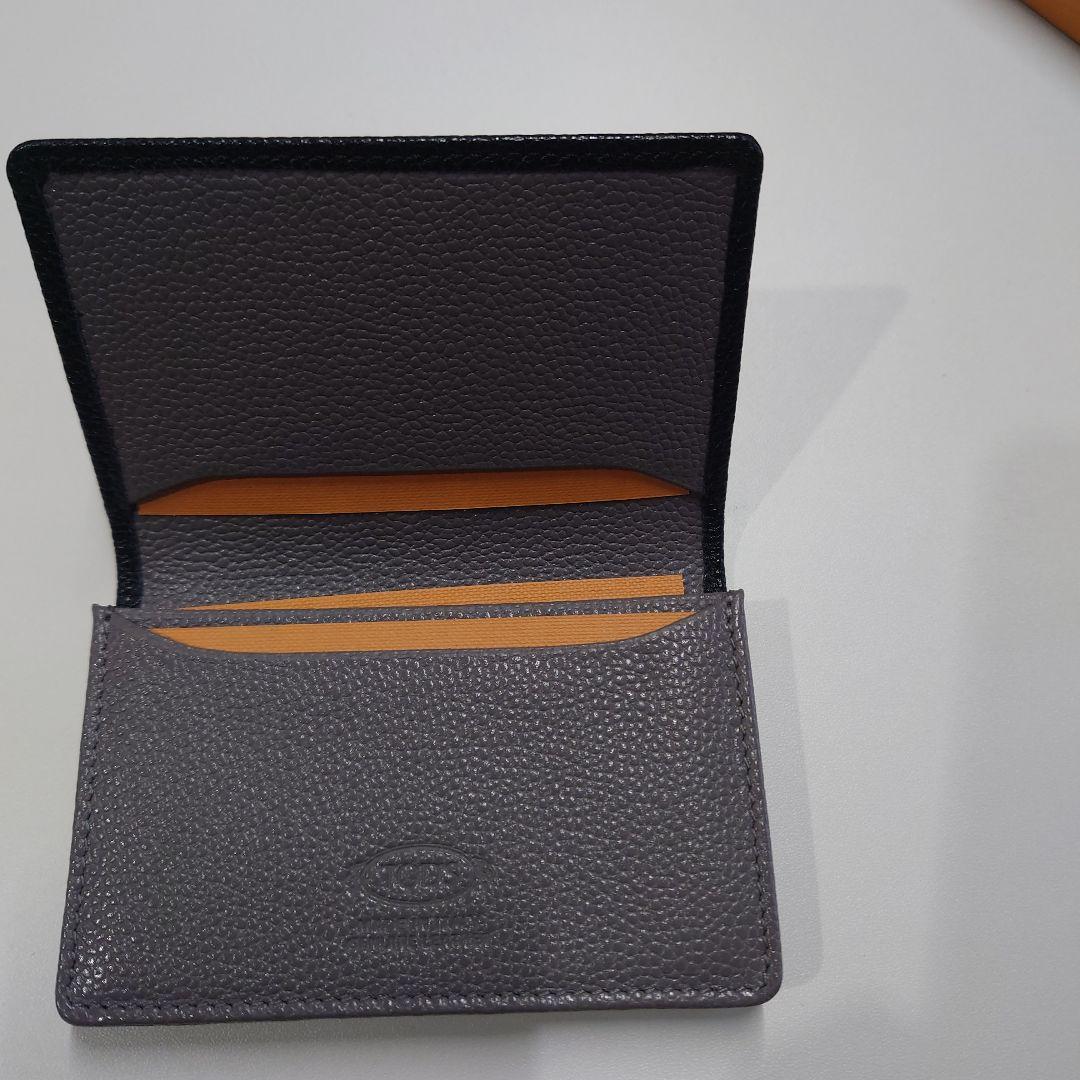 TOD'S 黒 レザー 名刺入れ