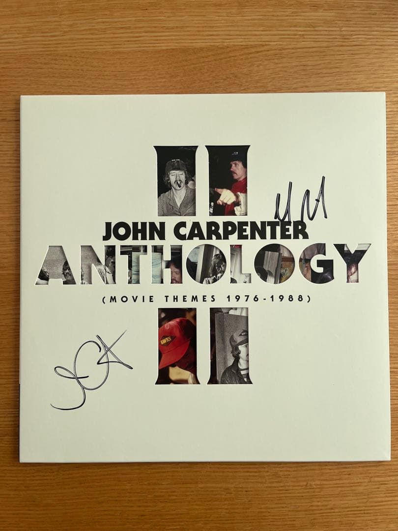 ジョン・カーペンター Anthology II サイン入りレコード