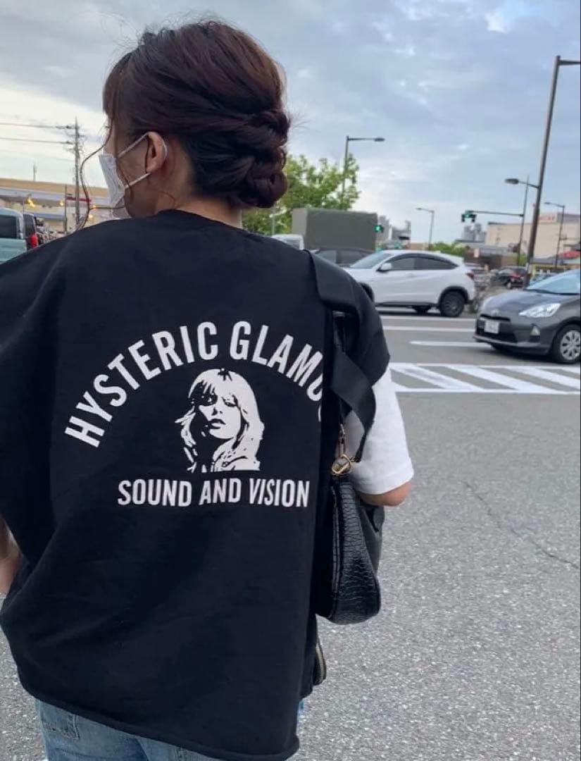 HYSTERIC GLAMOUR オーバーサイズTシャツ ブラック ベスト