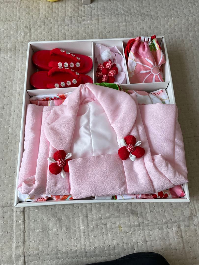 七五三　3歳　女の子　着物セット