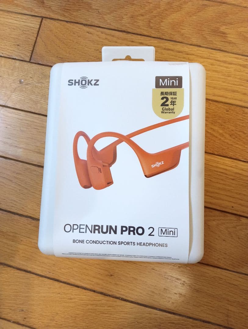 SHOKZ OPENRUN PRO 2 Mini 骨伝導イヤホン　オレンジ
