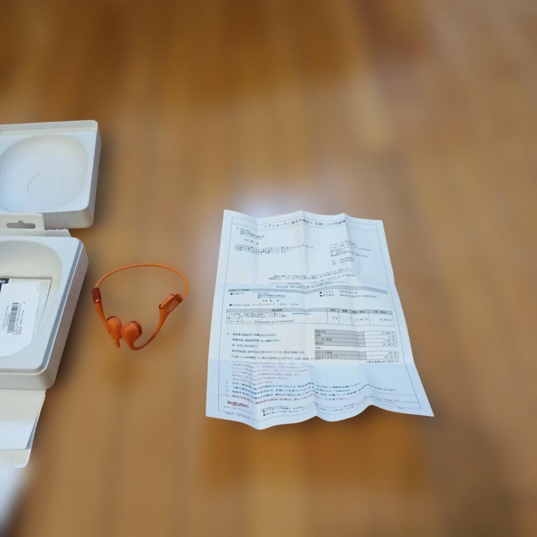 SHOKZ OPENRUN PRO 2 Mini 骨伝導イヤホン　オレンジ