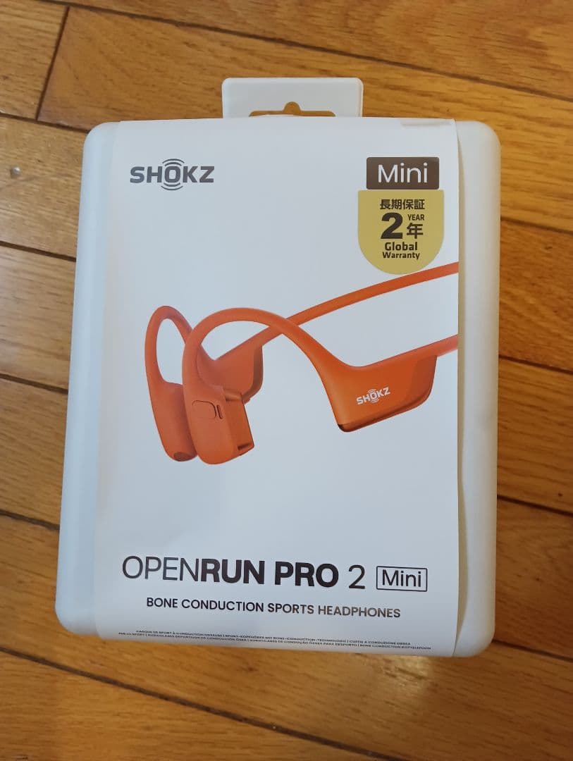 SHOKZ OPENRUN PRO 2 Mini 骨伝導イヤホン　オレンジ