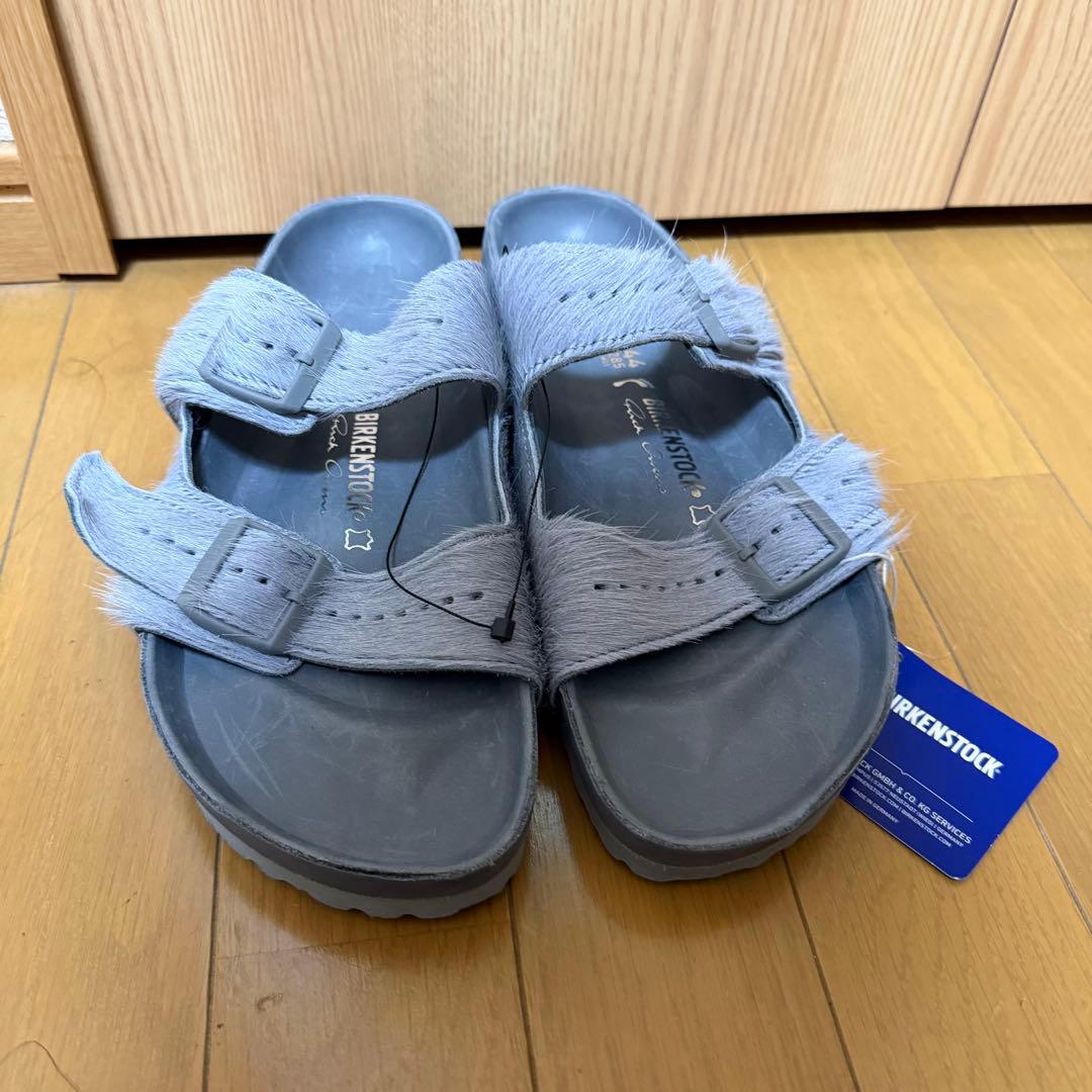 ○★新品未使用 リックオウエンス × ビルケンシュトック アリゾナファーサンダル