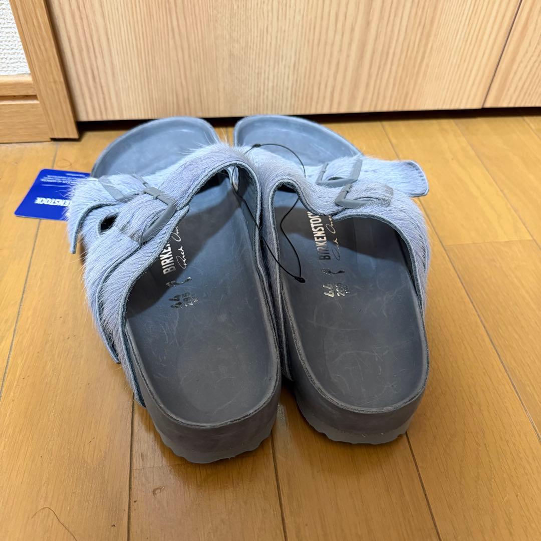 ○★新品未使用 リックオウエンス × ビルケンシュトック アリゾナファーサンダル