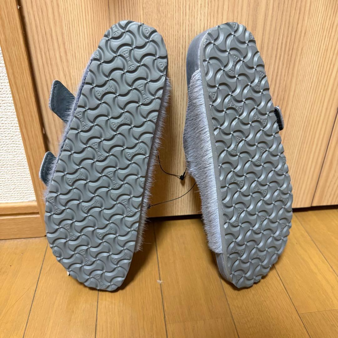 ○★新品未使用 リックオウエンス × ビルケンシュトック アリゾナファーサンダル