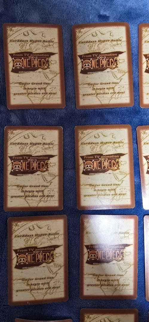 旧ワンピースカード　ハイパーバトル　カードダス ルフィ まとめ売り 絶版 レア
