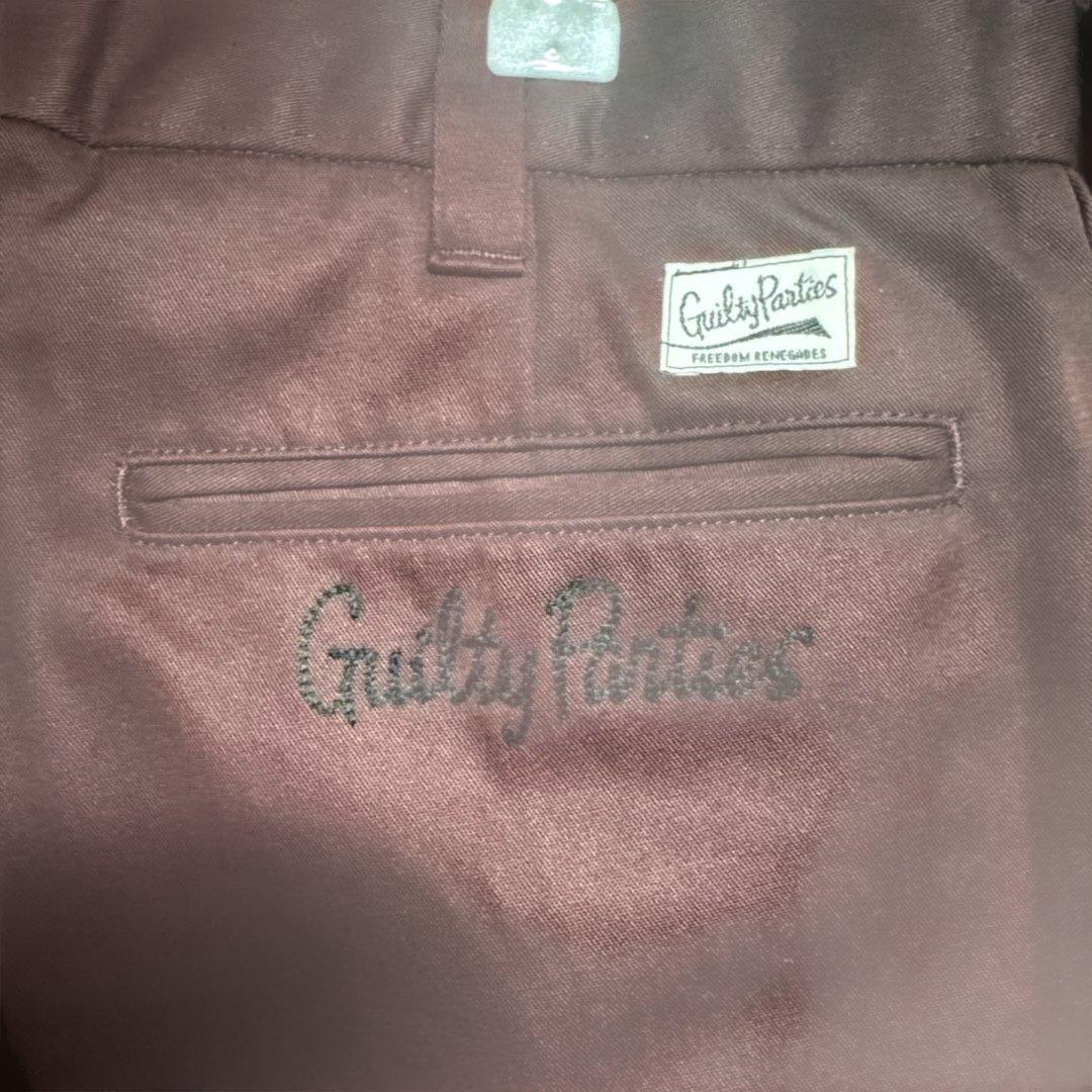 ワコマリア guilty partiesチノパン ワインレッド サイズL