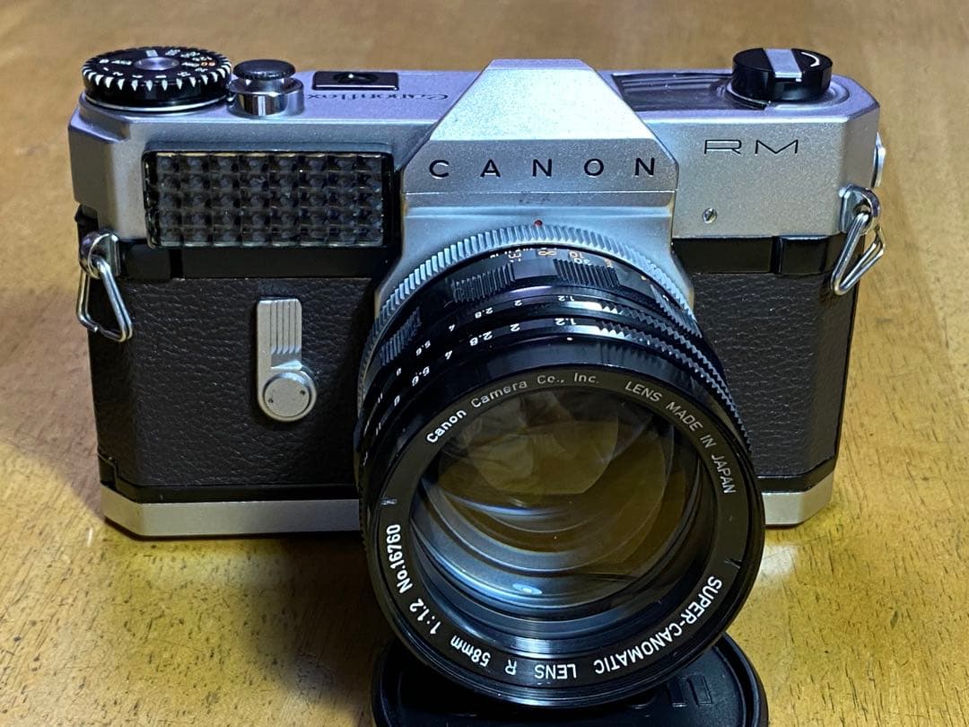 【整備品】Canon RM、58mm f1.2、50mm f1.8