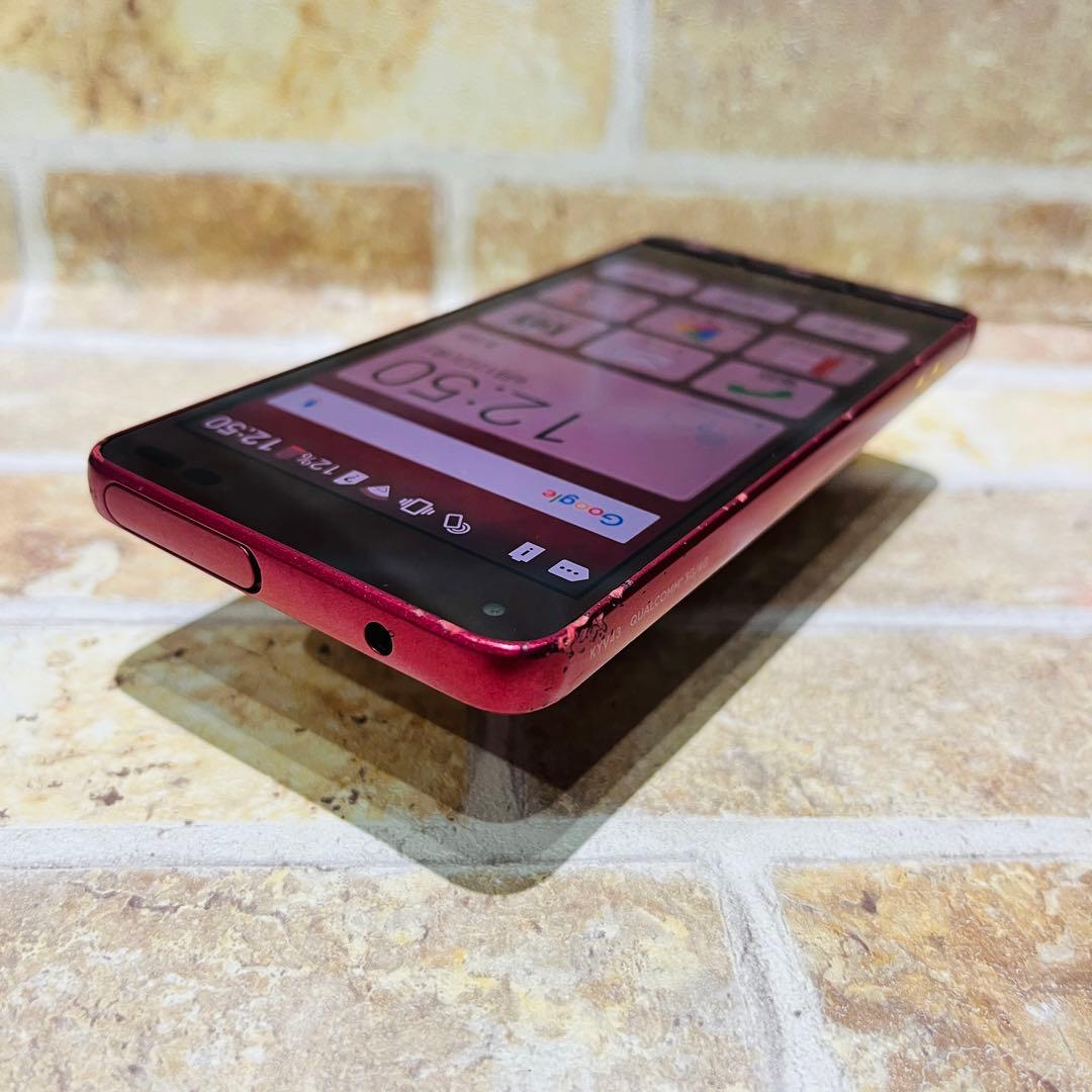 SIMフリー BASIO3 32GB レッド 電池良好