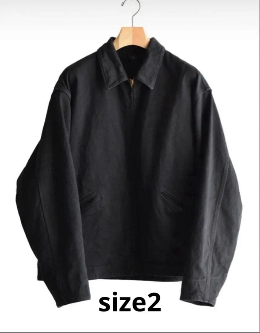 comoli 26SS ブラックデニムジップショート　size2【新品・未使用】