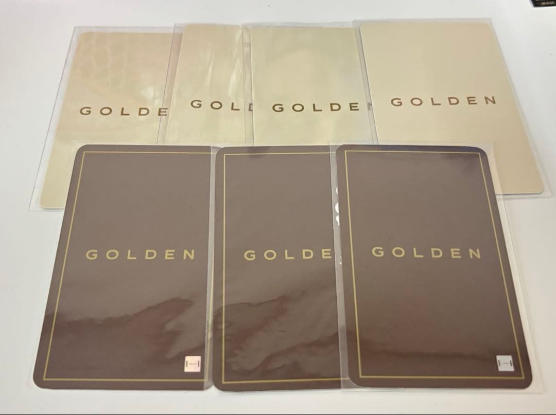 BTS ジョングク golden トレカ 7枚セット