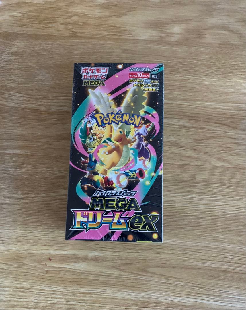 ポケモンカードゲーム　MEGAドリームexシュリンク付きBOX