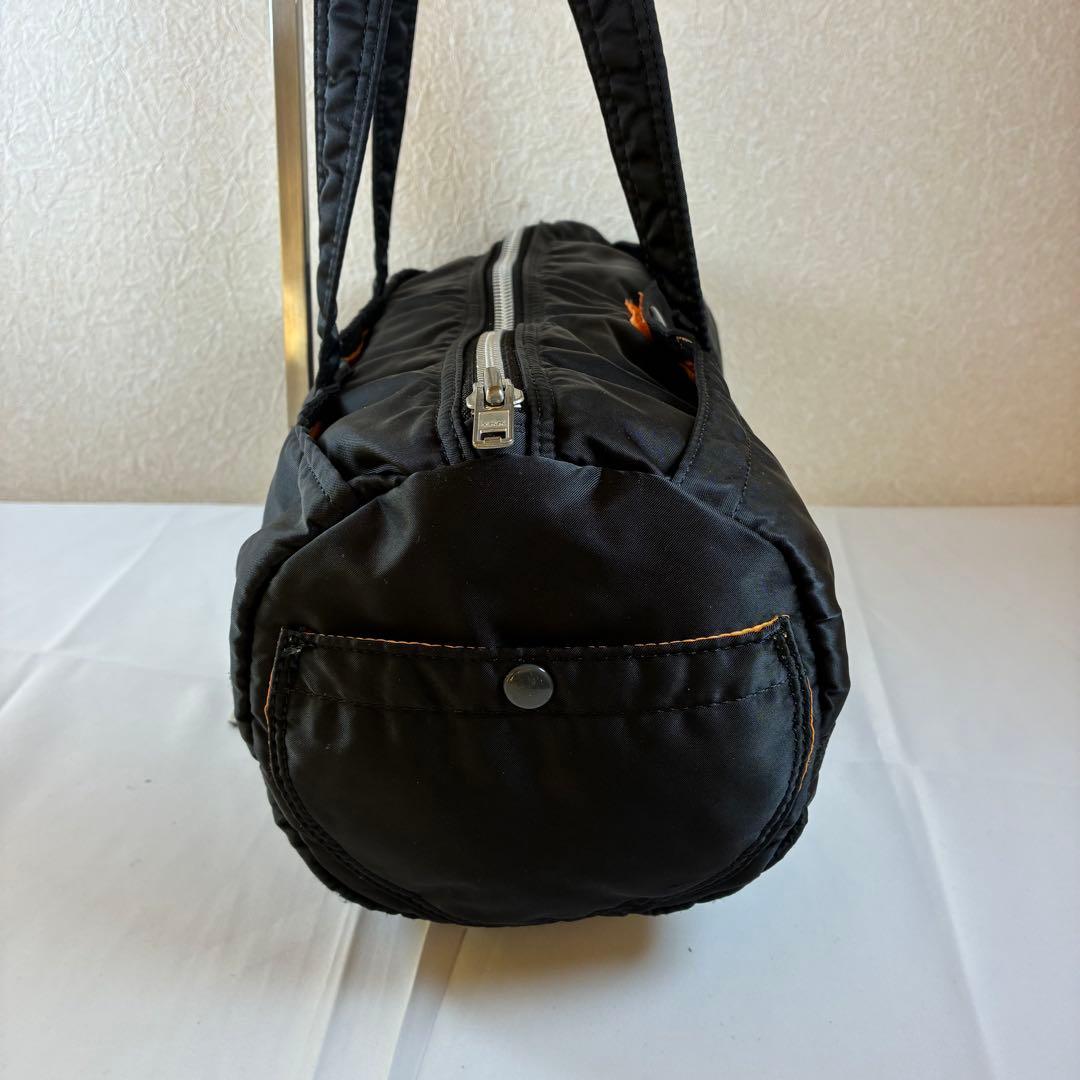 [未使用級] PORTER タンカー ドラムバッグ ミニボストン