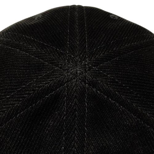 極美品 COOTIE ポリエステル コーデュロイ ボールハット ブラックL 帽子