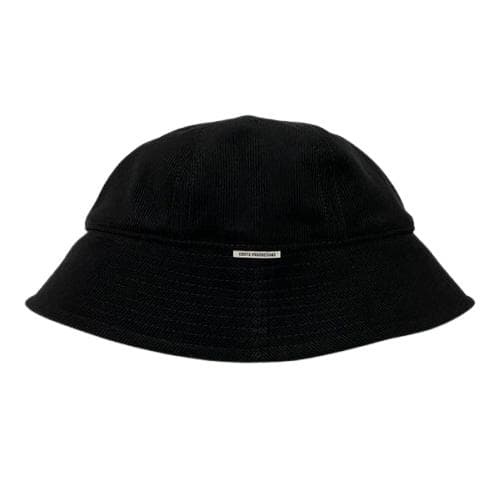 極美品 COOTIE ポリエステル コーデュロイ ボールハット ブラックL 帽子