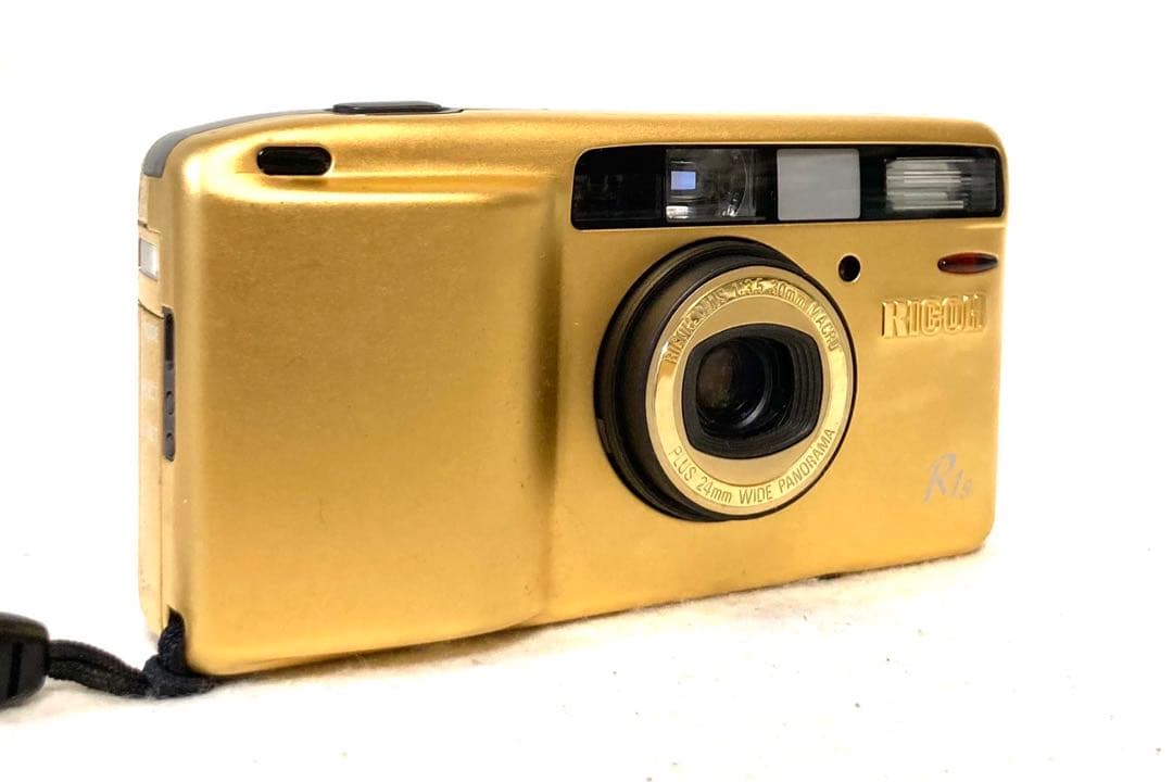【完動品 美品】RICOH R1S GOLD フィルムカメラ 希少カラー