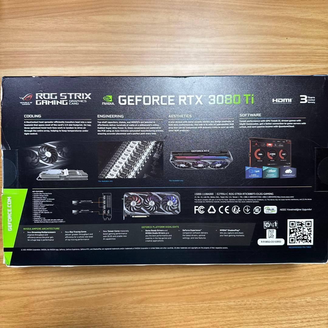 ASUS ROG STRIX GeForce RTX 3080 Ti未開封品