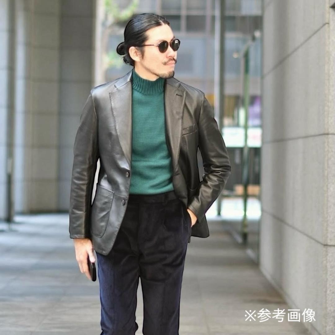 2365【新品 定価2.2万円】ラルコバレーノ★名刺入れ★BLACK★本革★